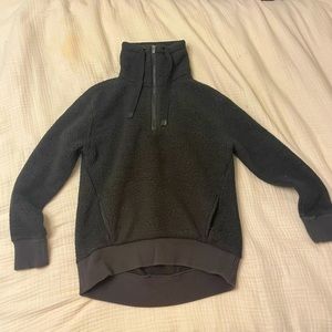Athleta sherpa quarter zip
